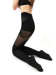 40-280d Black Tights - Black - View 4