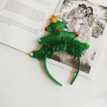 1 Miếng Giáng sinh Creative Lấp lánh Dễ thương Pom Pom Cây Băng đô cài tóc - Nhiều màu - Xem 4