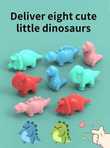 Pink Color Mini Claw Machine Children Toys Dinosaur Grabbing Machine Capsule Grabbing Catcher Interactive Toys Gift - Pink - View 5