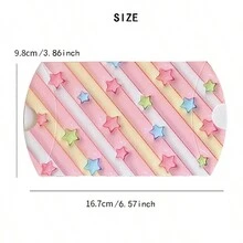 10pcs/set Macaron Colored Star Shaped Folding Paper Gift Box, Cute Party Favors Packaging - Pink - View 2