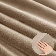 1 Miếng Màu thuần Siêu Mềm Vải nhung Tròn Bao ghế Đàn hồi Chỗ để chân Che phủ Bao gồm tất cả Ghế đẩu Cái ghế Chỗ ngồi Slipcover Phòng khách Phòng ngủ - Màu Khaki - Xem 2