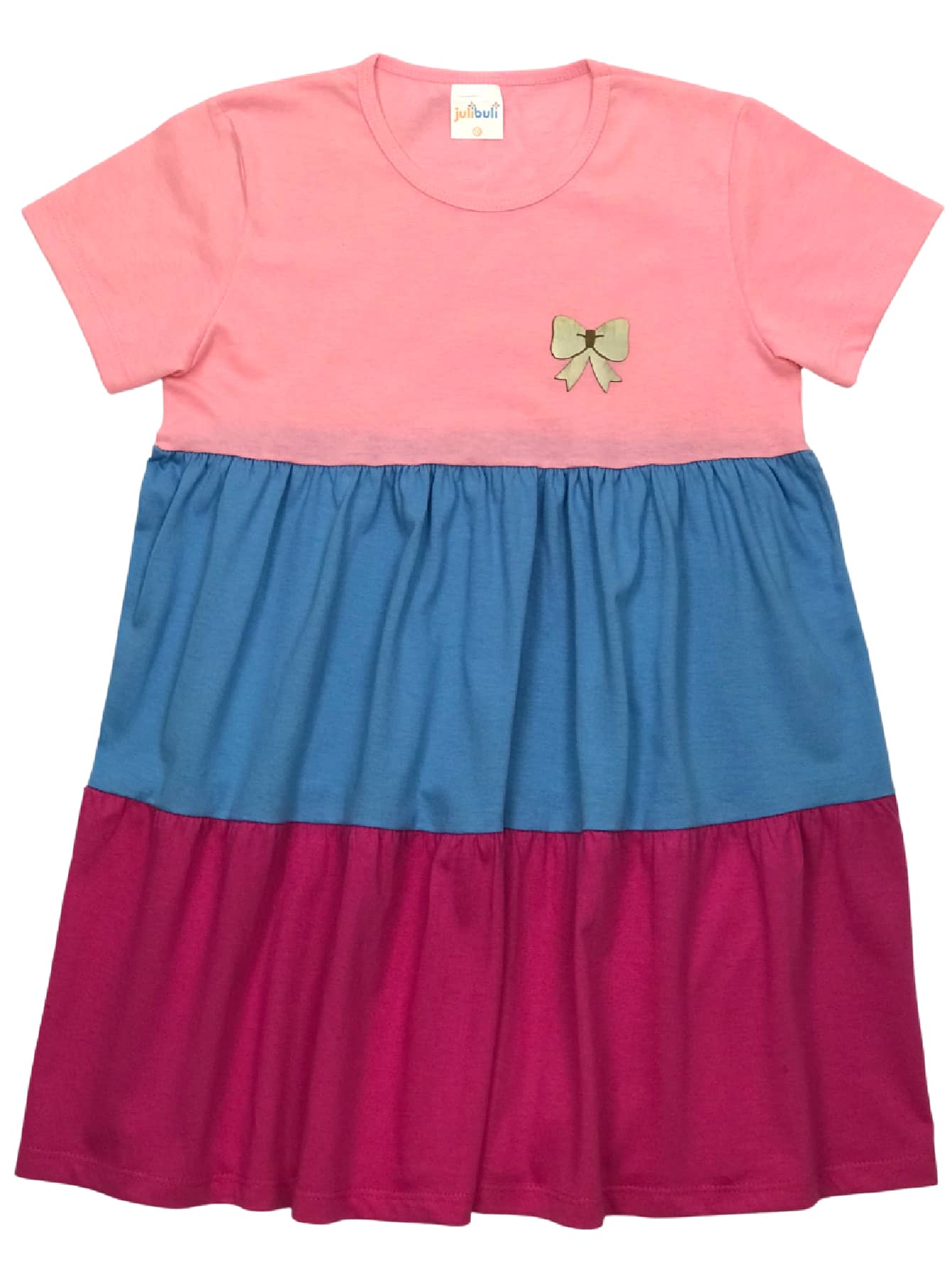 Young Girls Dresses - Màu Hồng baby - Xem 1