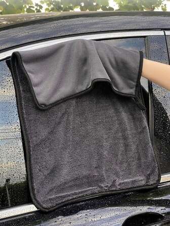 Paño de limpieza, toalla de lavado de autos, esponjoso, suave, absorbente de agua, paño de limpieza de fibra, Tamaño: 30*40cm