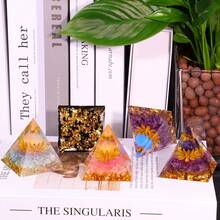 1 件裝,hopeseed Orgone 水晶金字塔正能量,花朵生命 Orgonite 晶治療水晶金字塔,減少壓力脈輪治療冥想吸引幸運,白色水晶石,創意小禮物,節日配飾,派對用品 - 白水晶蓮花懸浮粉 - 查看 2