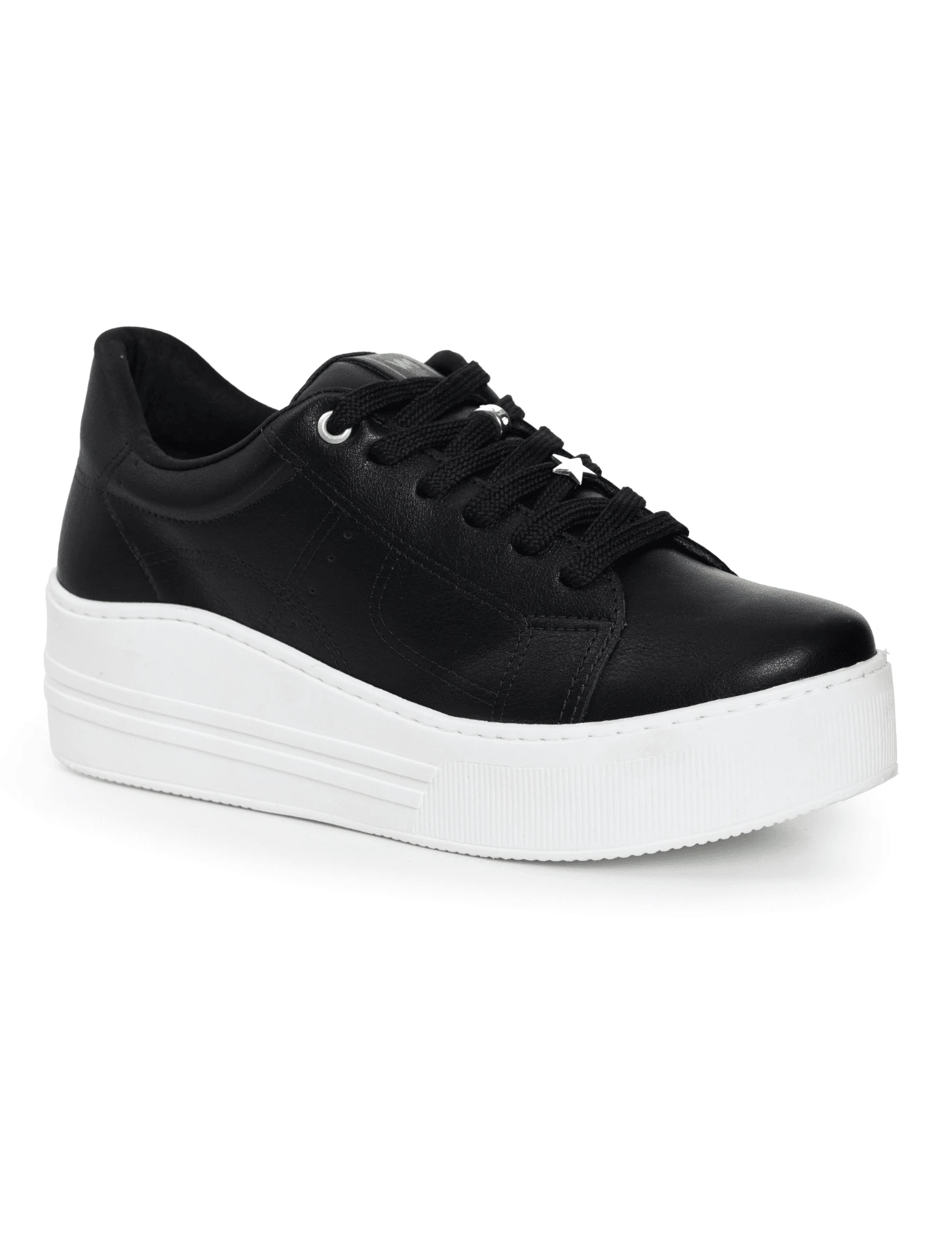 Women Wedge Sneakers - màu đen - Xem 1