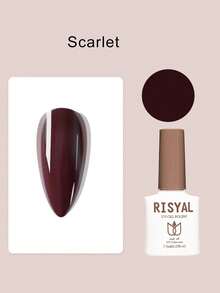 1 瓶指甲油凝膠,uv 凝膠果凍/貓眼/冰透明指甲凝膠 - 中紫紅色 - 查看 2