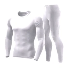 Men Thermal Underwear Sets - 藏蓝色 - 查看 5