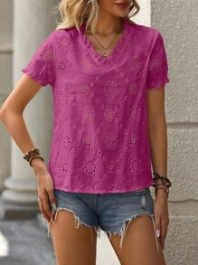 Women Tops - Màu tím - Xem 4