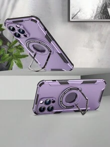 1 Miếng Mới Hấp thụ từ tính Đứng Ốp lưng & bao da điện thoại Tương thích với Promax - Màu tím - Xem 4