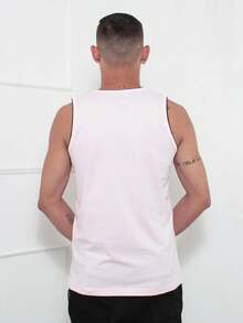 Men Tank Tops - Hồng - Xem 4