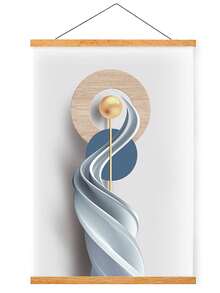 51公分50*70公分藝術布簡單幾何圖形海報木磁鐵掛畫夾海報夾海報簡單畫布牆藝術圖片家居裝飾