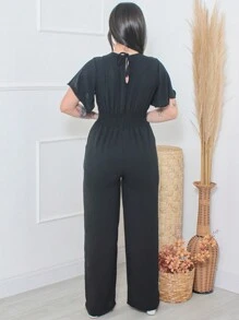 Women Jumpsuits - Black - View 6