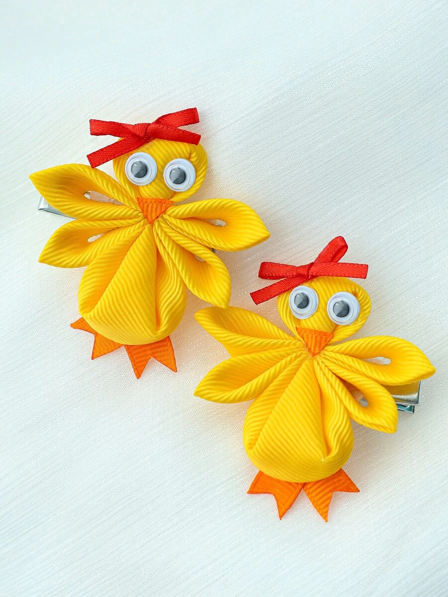 2入組/袋感恩節火雞/鳥/鴨造型頭箍,兒童髮飾