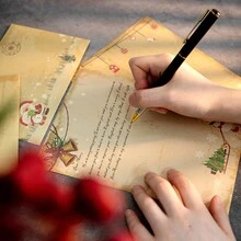 6pcs/set Brown Vintage & Simple Kraft Paper Envelopes And Letter Paper Set - Brown - View 7
