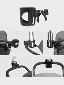 1 件雙色可調式嬰兒車杯架,適用於嬰兒奶瓶、兒童水瓶、兒童飲料、嬰兒車配件 - 彩色 - 查看 5