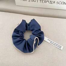 5入組多色復古緞帶鬆緊帶,高端彈性髮帶髮飾品