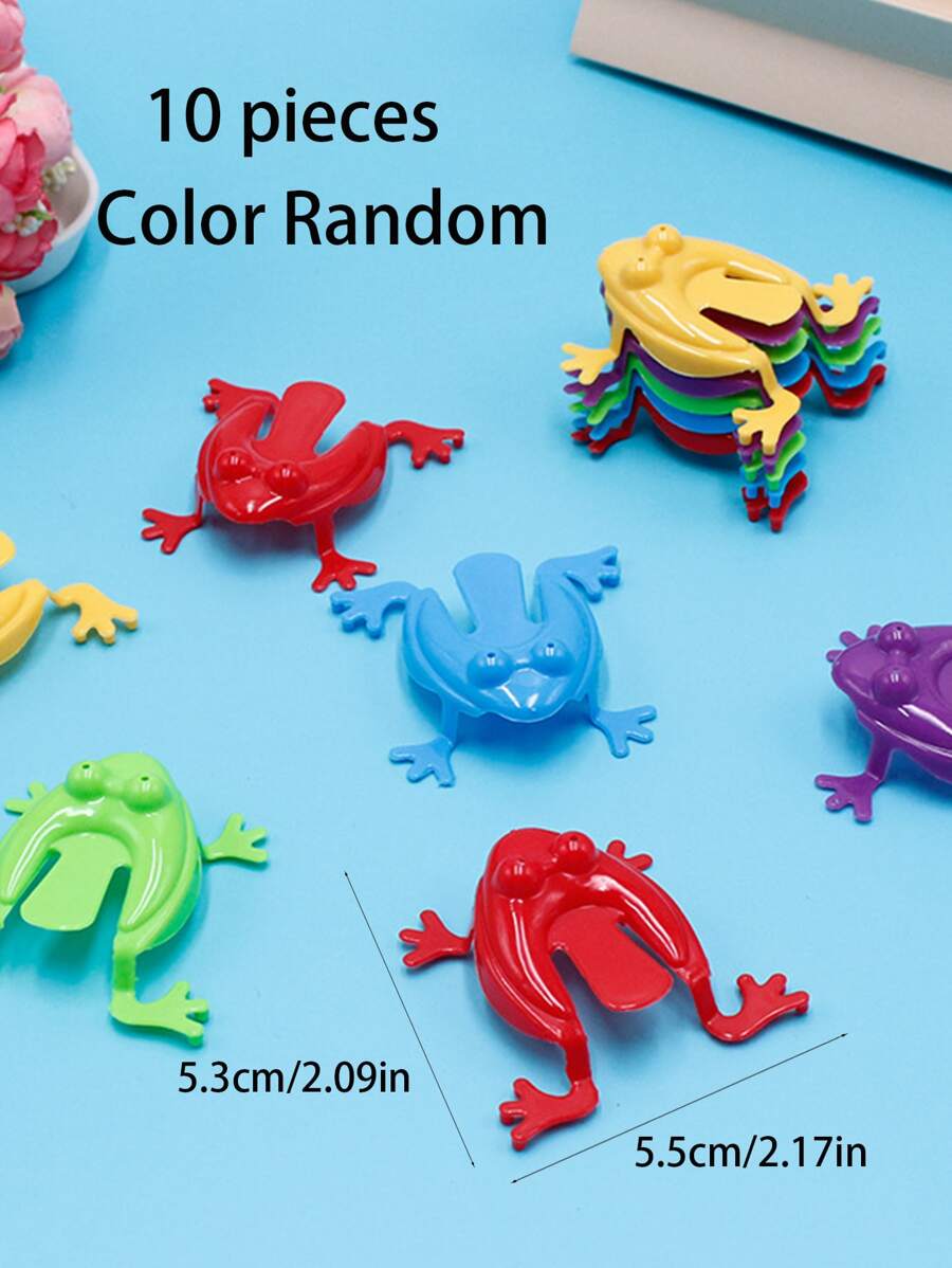1cái/10cái Ngẫu nhiên Vận chuyển Nhảy Đồ chơi Con ếch Mới lạ Đồ chơi giải nén Qủa tặng Đối với Tiệc sinh nhật Đồ trang trí Và Qủa tặng ( Màu sắc tùy ý ) - Nhiều màu - Xem 1