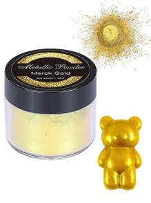 20ml De Pigmento Metálico Dorado Merck - Merck Oro - Ver 1