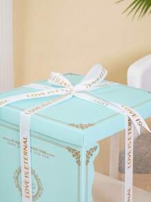 1個藍色半透明蛋糕盒,適用於蛋糕、糕點、巧克力、曲奇、派等 - 藍色半透明 - 查看 5