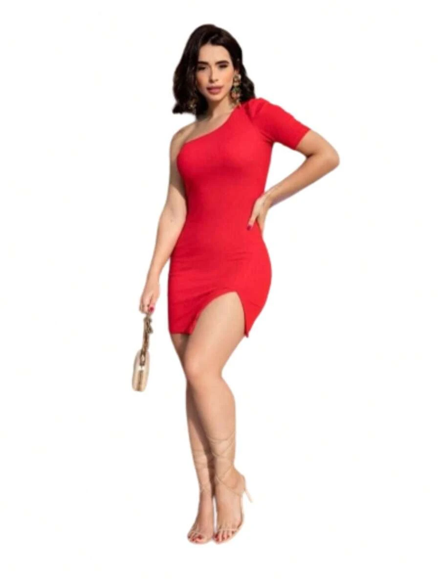 Women Dresses - 紅色 - 查看 1