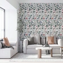 1 Cuộn Giấy Dán Phong Cảnh Nổi, Giấy Dán Tường Vinyl PVC Bóc Và Dán, Decal Dán Tường Tủ Bếp Tự Dính Chống Dầu Dày - Nhiều màu - Xem 2
