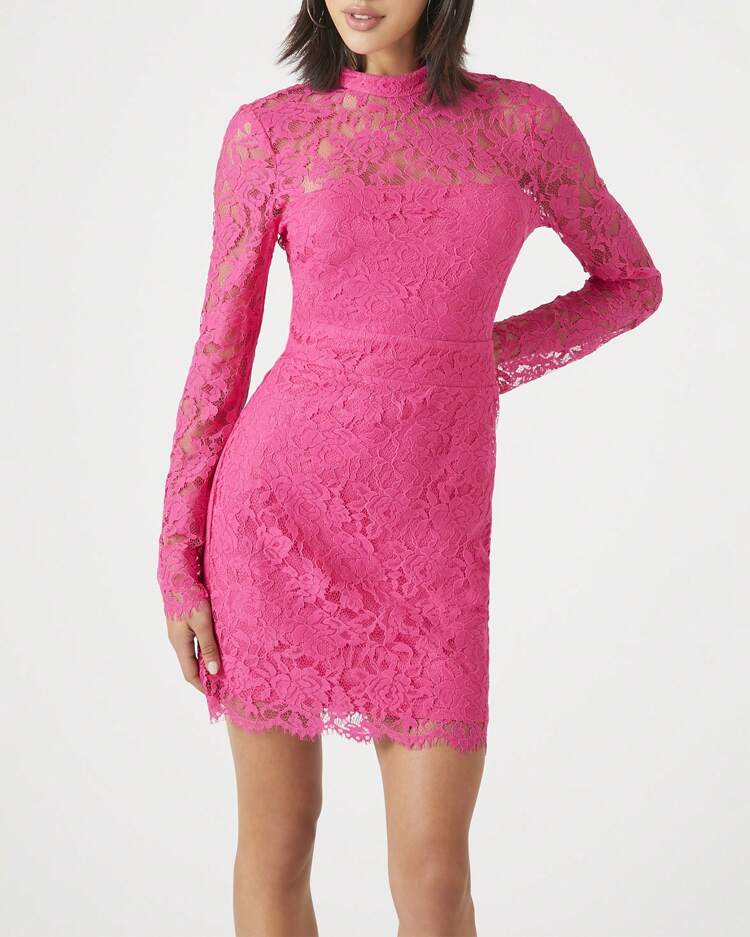 Forever 21 mock neck dress sale