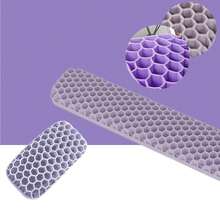 1set (2pcs) Natural And Minimalist Style Gray Tpe Keyboard Wrist Rest And Pad Set - Grey - View 3