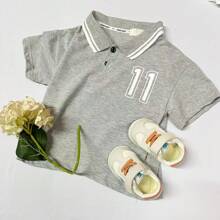 Tween Boys Polo Shirts - 灰色 - 查看 1