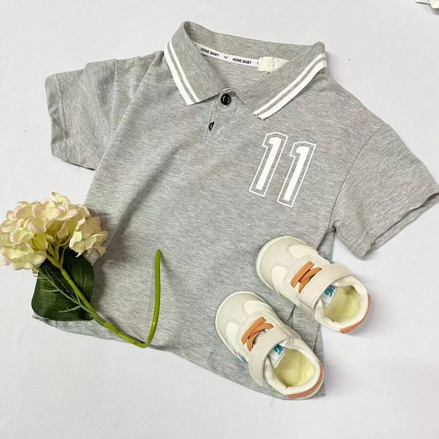 Tween Boys Polo Shirts - 灰色 - 查看 1