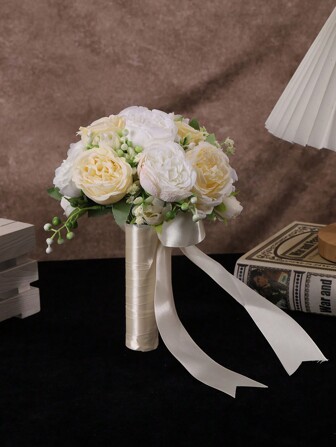 1 件浪漫蝴蝶結花束