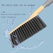 1pc Random Color Bed Sofa Cleaning Tool With Long Handle Soft Bristle Brush For Dust Cleaning - Multicolor - View 3