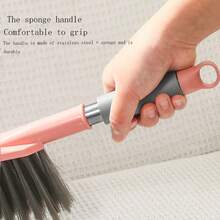 1pc Random Color Bed Sofa Cleaning Tool With Long Handle Soft Bristle Brush For Dust Cleaning - Multicolor - View 6