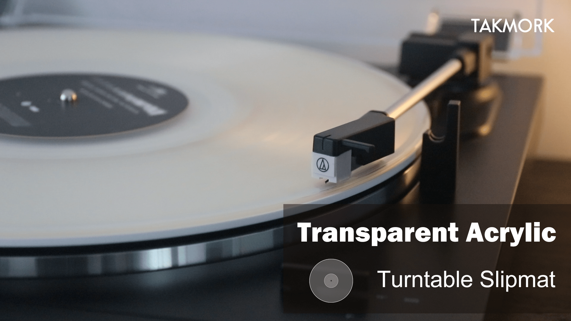 Acrylic Record Player Platter Vinyl Slip Mats for Turntables Antistatic