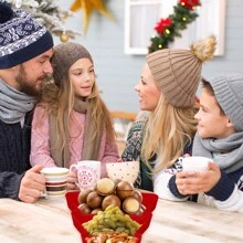1pc Christmas Tree Shaped Snack And Nut Bowl - Red - View 6