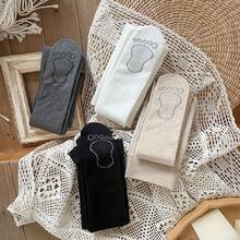 1入套秋冬加厚絨面兒童打底褲細絨女孩褲襪打底褲身體襪跳舞襪適合日常穿著