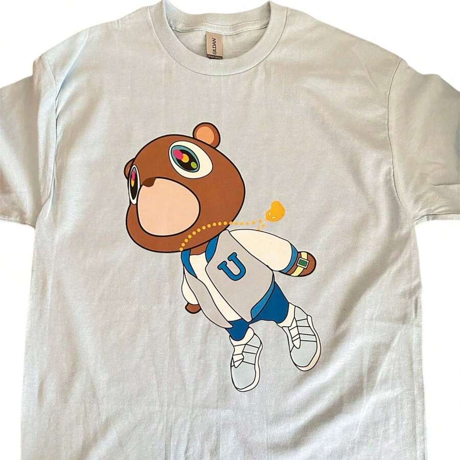 Kanyewest Bear Graduation Men's T-Shirt - Blue - View 1