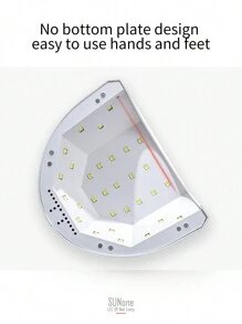1 Pieza Gel De Uñas Con Lámpara De Luz Led, Interfaz Usb, Herramienta Profesional Para Principiantes De Secado Rápido - Blanco - Ver 11