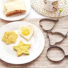 5pcs Silver Stainless Steel Omelette Machine Omelette Mold Omelette Mold Omelette Ring - Silver - View 9