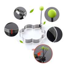 5pcs Silver Stainless Steel Omelette Machine Omelette Mold Omelette Mold Omelette Ring - Silver - View 6