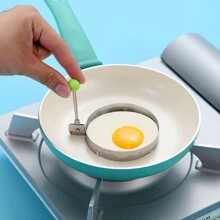 5pcs Silver Stainless Steel Omelette Machine Omelette Mold Omelette Mold Omelette Ring - Silver - View 8