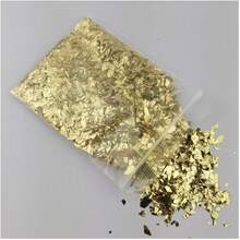 10g 全息 AB 金色指甲闪光片闪亮亮片不对称亮片 DIY 凝胶抛光美甲装饰配件