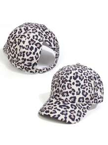 Children's Leopard Print Outdoor Sports Baseball Cap - Multicolor - View 2