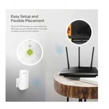Repetidor De Sinal Wi-fi Tp-link 750mbps Re200 Ac750 5ghz - Branco - Visão 4