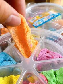 1入組太空沙黏土6色套裝,附有繪畫工具 - 彩色 - 查看 4