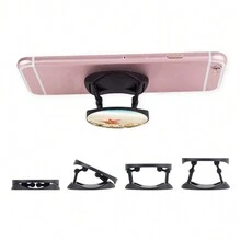 6 Packs Universal Expanding Phone Mount Grip Holder For Cellphone,Collapsible Stand Foldable Cell Phone Stand - Black - View 3