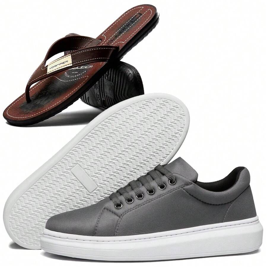 Men Sneakers - Gris Oscuro - Ver 1