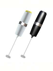 電動手持攪拌器,迷你打蛋器,蛋糕烘焙奶油發泡攪拌機 - 白色 - 查看 2