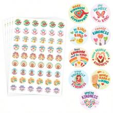 540pcs Kindness Stickers In Bulk - 10 Sheets Of Positive Stickers, Kindness Stickers, Random Acts Of Kindness Stickers In Bulk And Positive Message Stickers - Multicolor - View 1