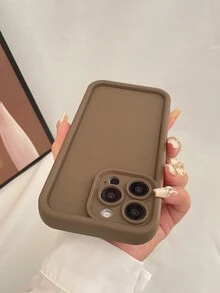 1 Ốp điện thoại TPU mờ chống rơi mới tương thích với iPhone 11/12/13/14/15/15pro/15plus/15promax - màu nâu - Xem 4