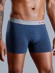 3 Piezas Boxers Para Hombres Cómodos Y Transpirables - Multicolor - Ver 3